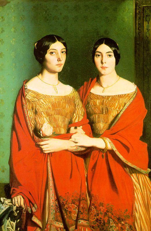 Theodore Chasseriau The Two Sisters China oil painting art